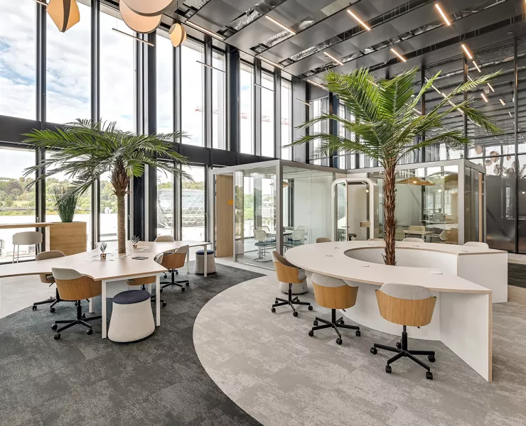 Bureaux Odigo - Lustre Reef Designheure - Office In