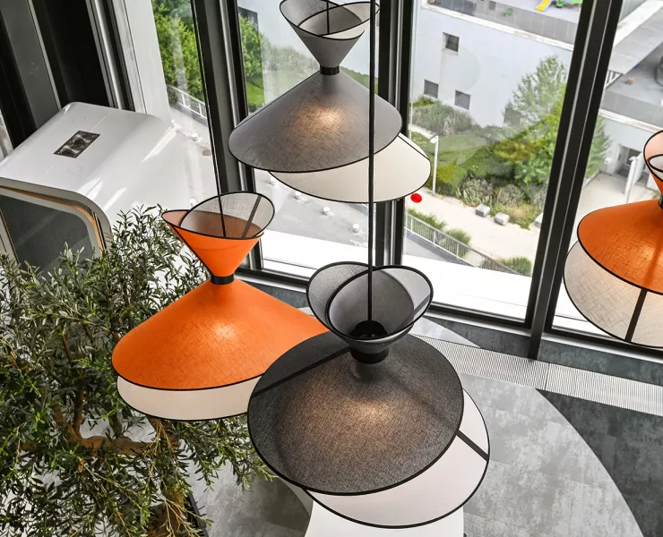Bureaux Odigo - Lustre Kimono Designheure - Office In