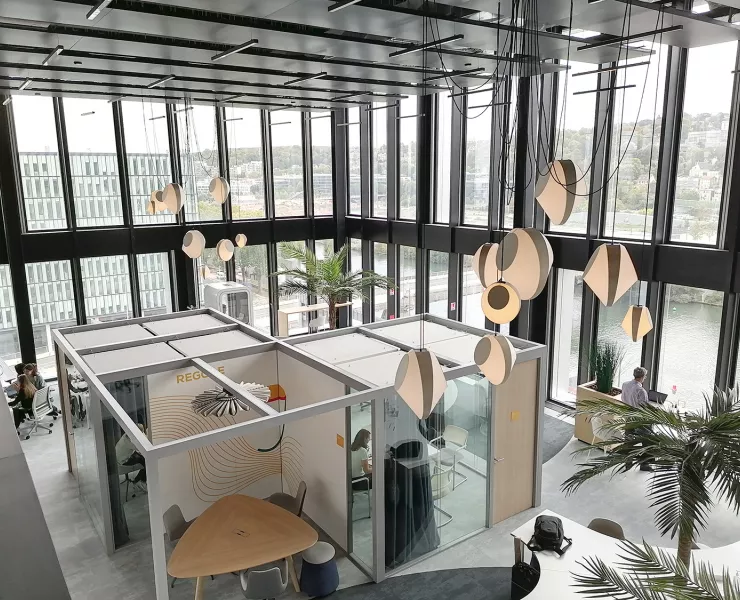 Bureaux Odigo - Lustre Reef Designheure - Office In