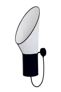 Wall lamp Petit Cargo - White with black cylinder - Designheure