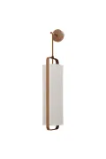 Applique_Suspendue_Twiggy_Papier_Blanc_Armature_Cuivre