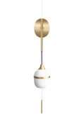 Applique suspendue Solo Moyen Fleur de Kaolin - Designheure