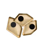 Pendant light Trio Petit Nenuphar LED - Black / Gold - Designheure