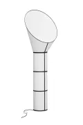 Lampadaire Grand Cargo 3 - Blanc Cylindres Blancs - Designheure