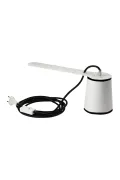 Lampe de bibliothèque Lightbook - Blanche bordure noire - Designheure