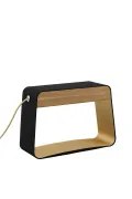 Table lamp Medium Rectangle Eau de lumière - Solid oak - Designheure