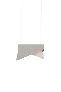 Suspension Petite Mobula - Argenté - Feutrine Noir/Bleu - Designheure