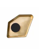 Pendant light Petit Nenuphar LED - Black / Gold - Designheure
