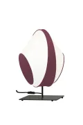 Lampe 54 Moyen Reef - Blanc et Bordeaux - Designheure