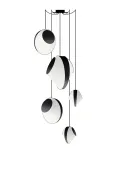 Chandelier 5 Mixed Reef - White and Black - Designheure