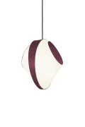 Suspension Moyen Reef - Blanc et Bordeaux - Designheure