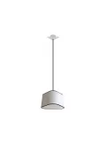 Pendant light Moyen Nuage - White & black border - Designheure