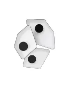 Ceiling lamp Trio Petit Nenuphar LED - Black / White - Designheure