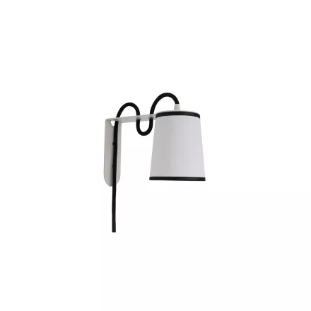 Wall lamp Lightbook - White with black borders - Designheure