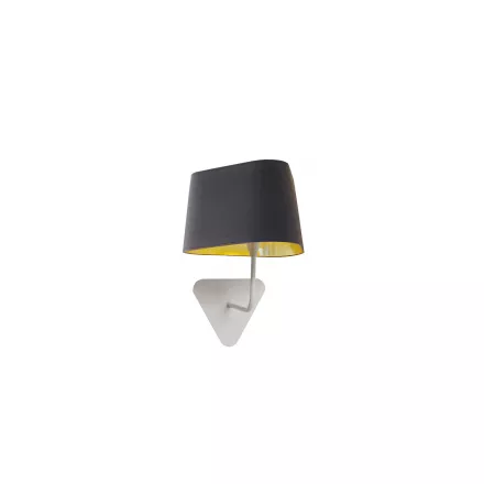 Fixed wall lamp Petit Nuage - Grey and Gold - Designheure