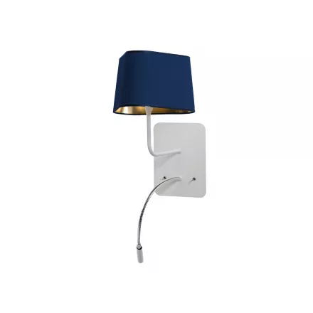 Wall lamp LED Petit Nuage - Navy blue and Gold - Designheure