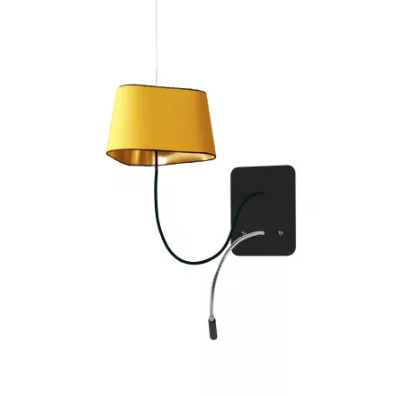 Pendant wall lamp led Petit Nuage - Yellow / Gold - Designheure