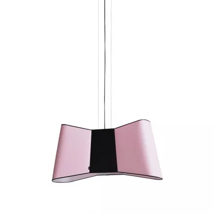 Pendant light XXL Couture - Light Pink / Black - Designheure