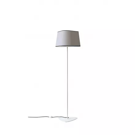 Lampadaire 162 Grand Nuage - Blanc Diffusant bordure noire - Designheure