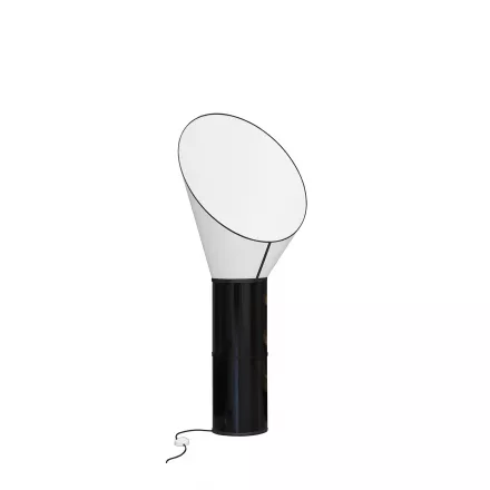 Lampadaire Grand Cargo 2 - Blanc Cylindres Noirs - Designheure