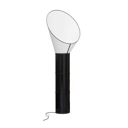 Lampadaire Grand Cargo 3 - Blanc Cylindres Noirs - Designheure