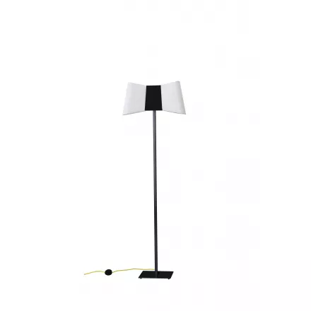 Lampadaire Grand Couture - Blanc et Noir - Designheure