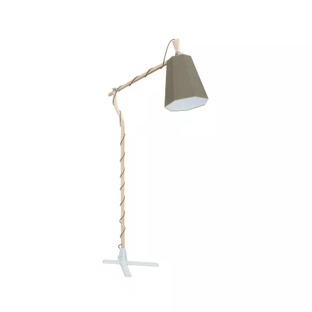 Lampadaire Grand LuXiole - Kaki / Blanc - Designheure