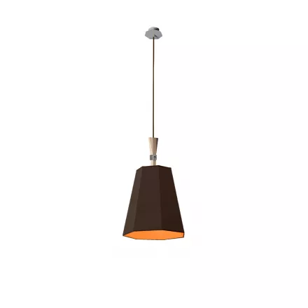 Suspension Grand LuXiole - Marron / Orange - Designheure