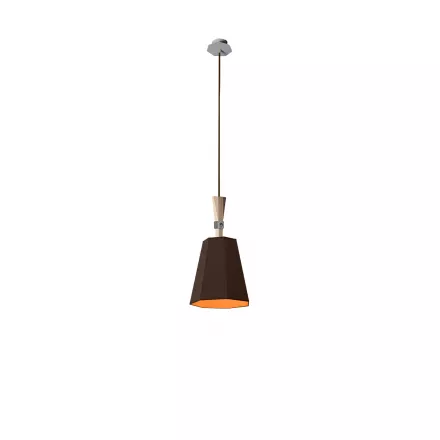 Pendant light Petit LuXiole - Brown / Orange - Designheure