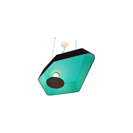 Pendant light Grand Nenuphar LED - Brown / Turquoise - Designheure