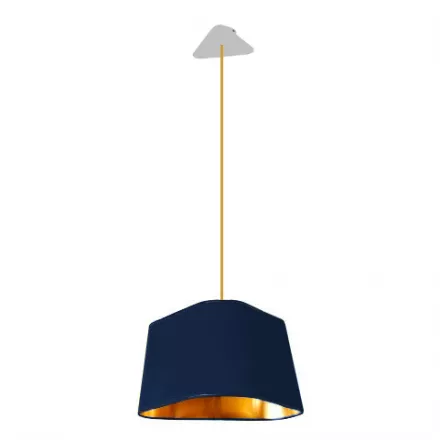 Suspension Grand Nuage - Bleu marine et Or - Designheure