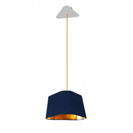 Suspension Moyen Nuage - Bleu marine et Or - Designheure