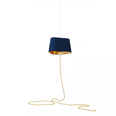 Suspension Nomade moyen Nuage - Bleu marine et Or - Designheure