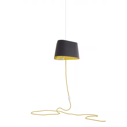 Suspension Nomade Moyen Nuage - Gris et Or - Designheure