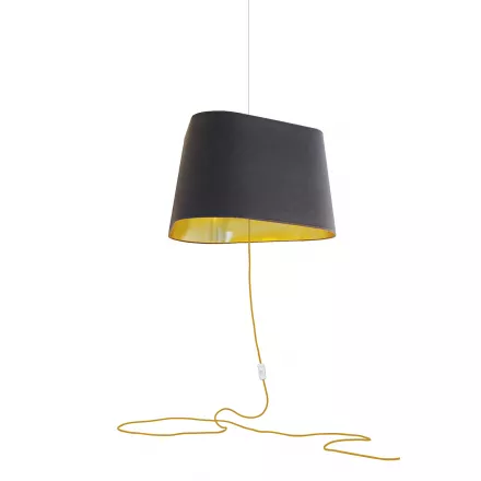 Suspension Nomade XL Nuage - Gris et Or - Designheure
