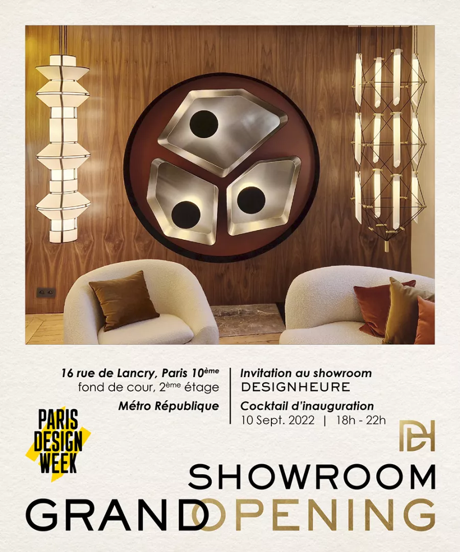 Inauguration Showroom Designheure pendant la Paris Design Week