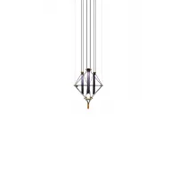 Chandelier 3 Mozaik - Navy blue - Designheure