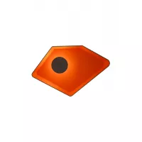 Wall lamp Grand Nénuphar LED system - Grey / Orange - Designheure