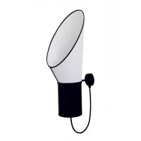 Wall lamp Petit Cargo - White with black cylinder - Designheure