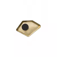 Wall lamp Petit Nénuphar LED system - Black / Bronze - Designheure