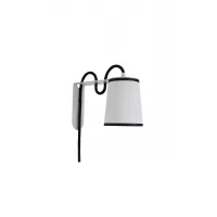 Wall lamp Lightbook - White with black borders - Designheure