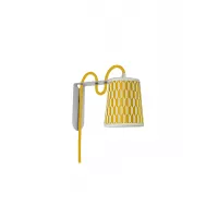 Wall lamp Lightbook - Damier Yellow - Designheure