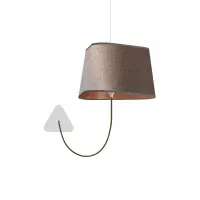 Pendant wall lamp Grand Nuage - Copper / Pink copper - Designheure