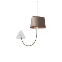 Pendant wall lamp Moyen Nuage - Copper / Pink copper - Designheure
