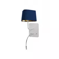 Wall lamp LED Petit Nuage - Navy blue and Gold - Designheure