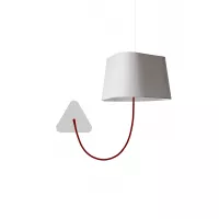 Pendant wall lamp Moyen Nuage - White diffusing - Designheure