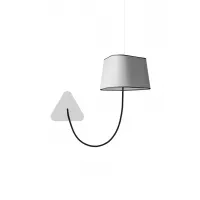 Pendant wall lamp Petit Nuage - White & black border - Designheure