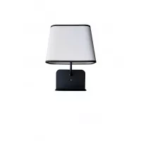 Fixed wall lamp USB Escale - White with Black border - Designheure