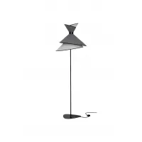 Floor lamp Grand Kimono - Light grey and Medium grey - Designheure