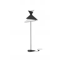 Floor lamp Grand Kimono - White and Black - Designheure